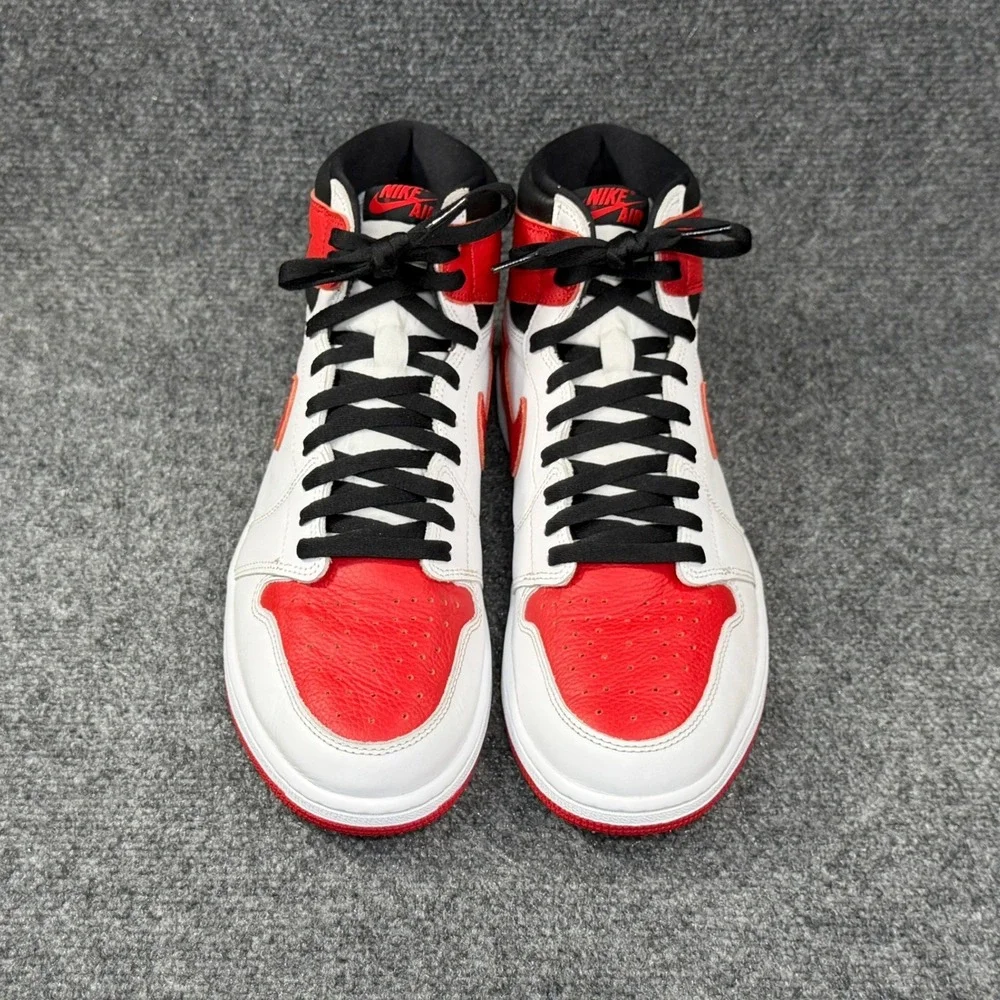 Jordan 1 Retro High OG Shoes Men's 12 Heritage Red White Black Athletic Sneakers